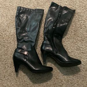 Alfani Knee High Boots, Black, size 7